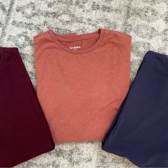 Goodfellow & Co Lot of Men’s Tees in Burgundy, Rust, and Navy Size Large - GUC - Picture 7 of 16